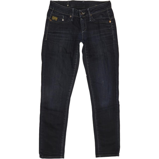 G-Star Midge Women Blue Skinny Slim Stretch Jeans W28 L28