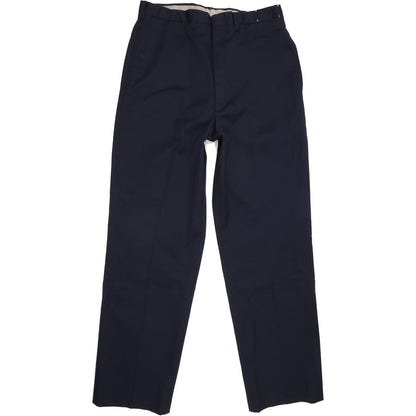 Lee Men Navy Straight Regular Trousers W31 L30