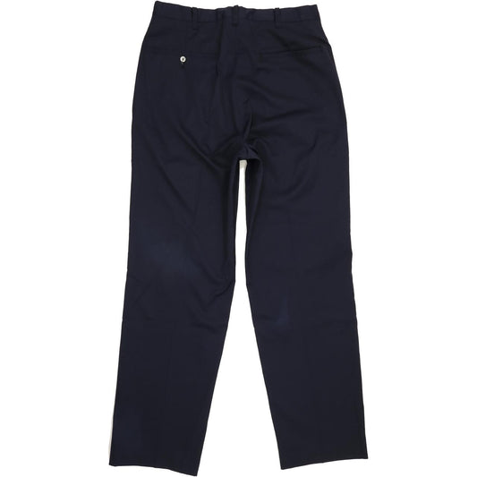 Lee Men Navy Straight Regular Trousers W31 L30