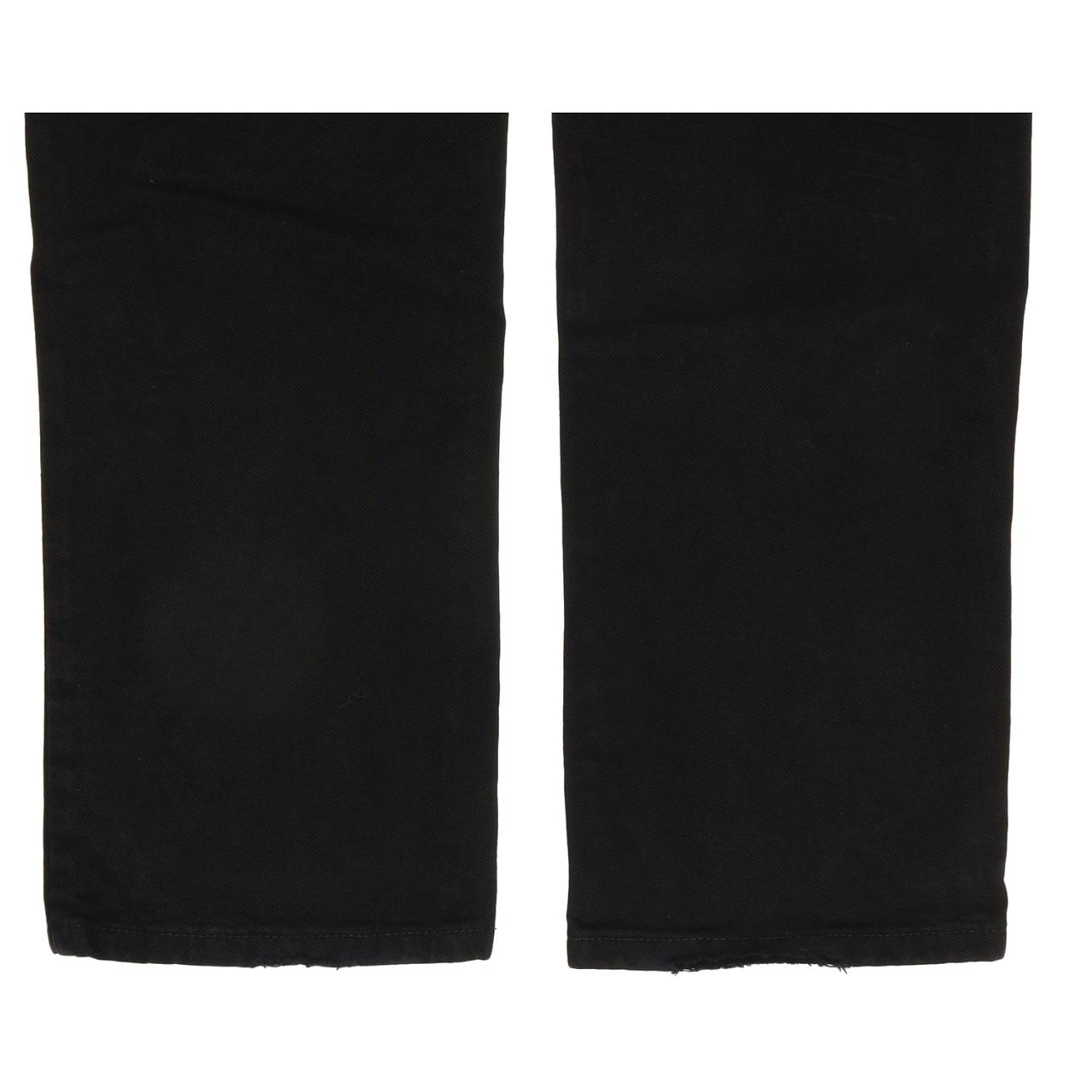 Joker Double Saddle Stitched Men Black Straight Regular Jeans W42 L32