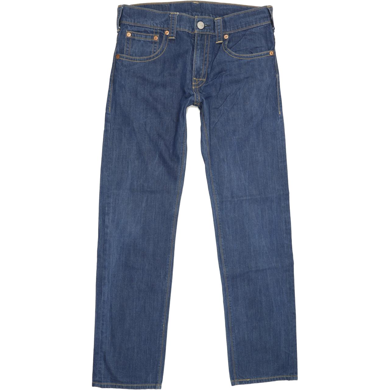 Levi's Men Blue Straight Regular Jeans W32 L33