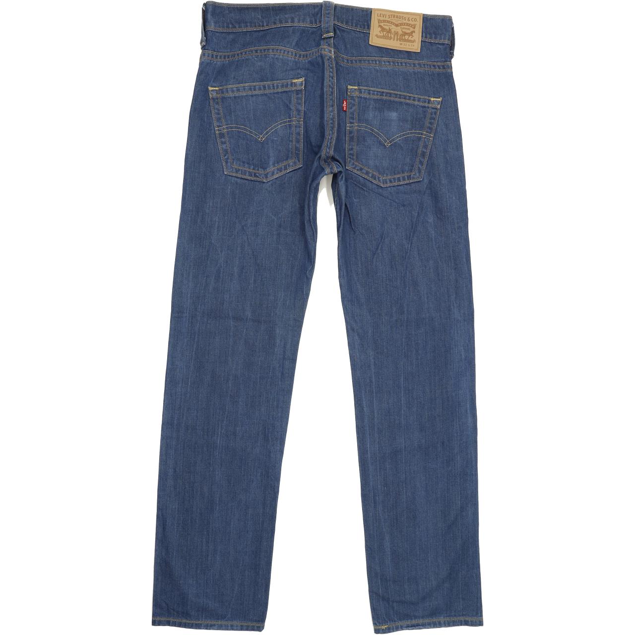 Levi's Men Blue Straight Regular Jeans W32 L33