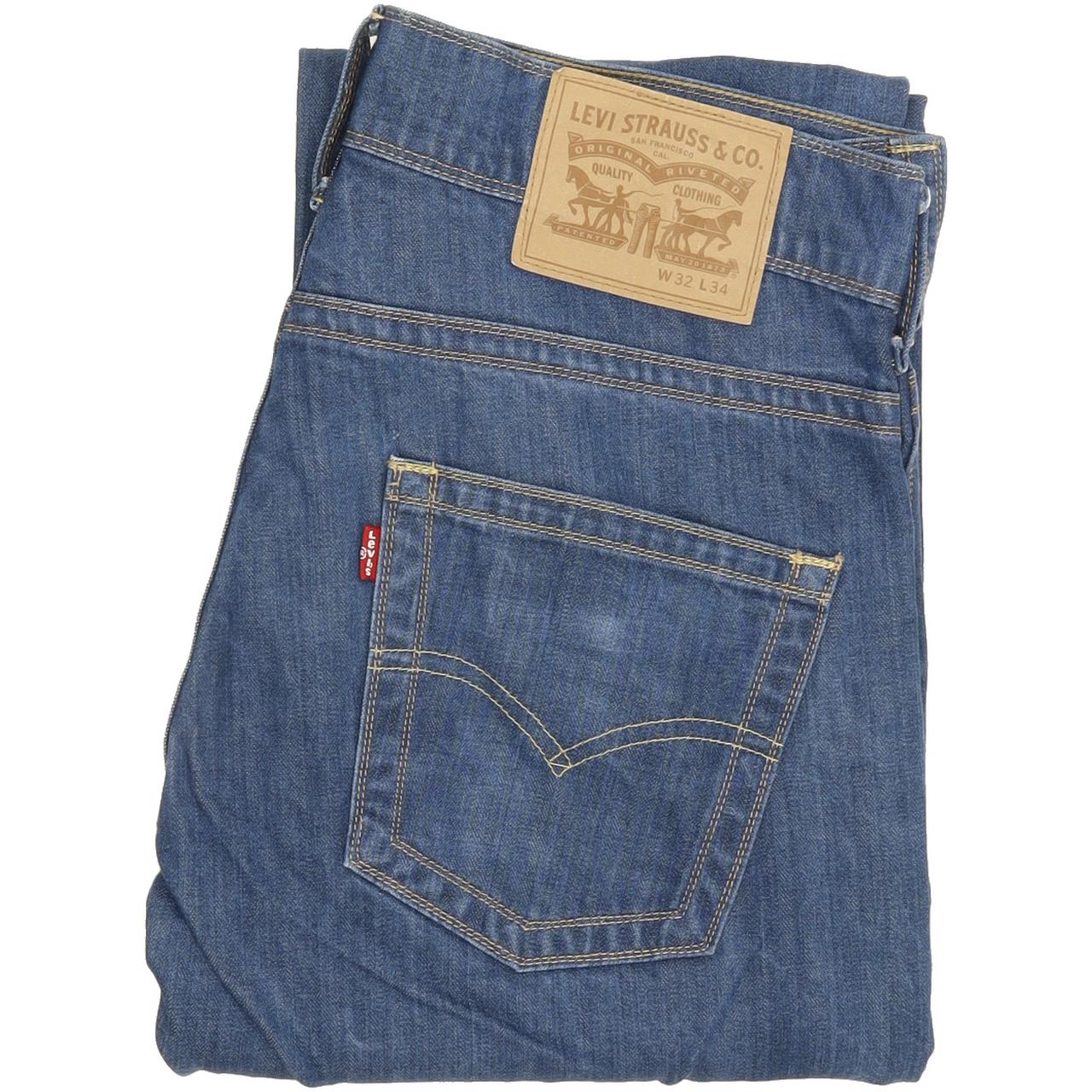 Levi's Men Blue Straight Regular Jeans W32 L33