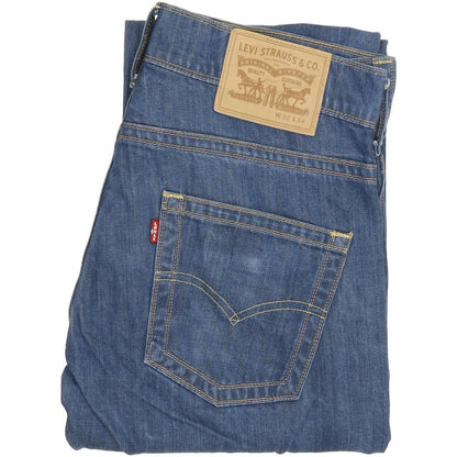 Levi's Men Blue Straight Regular Jeans W32 L33