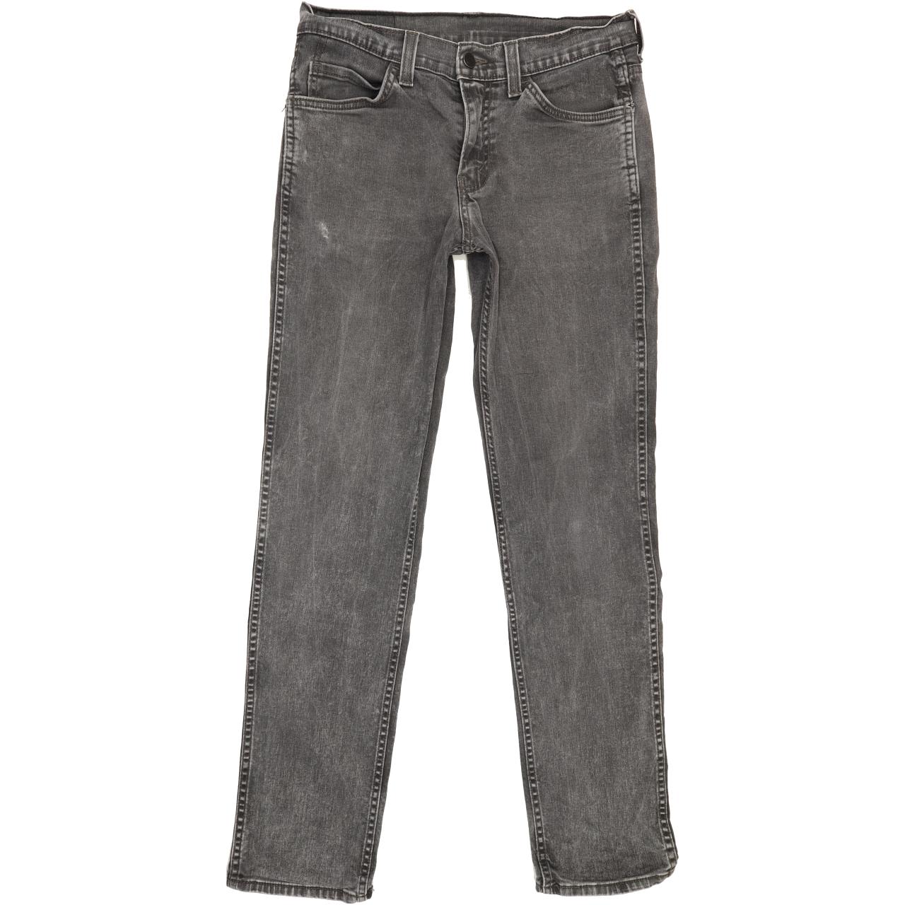 Levi's 511 Men Grey Straight Slim Stretch Jeans W30 L31
