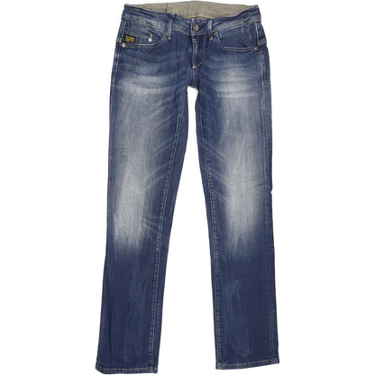 G-Star Midge Women Blue Straight Slim Stretch Jeans W29 L32