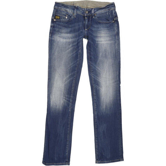G-Star Midge Women Blue Straight Slim Stretch Jeans W29 L32