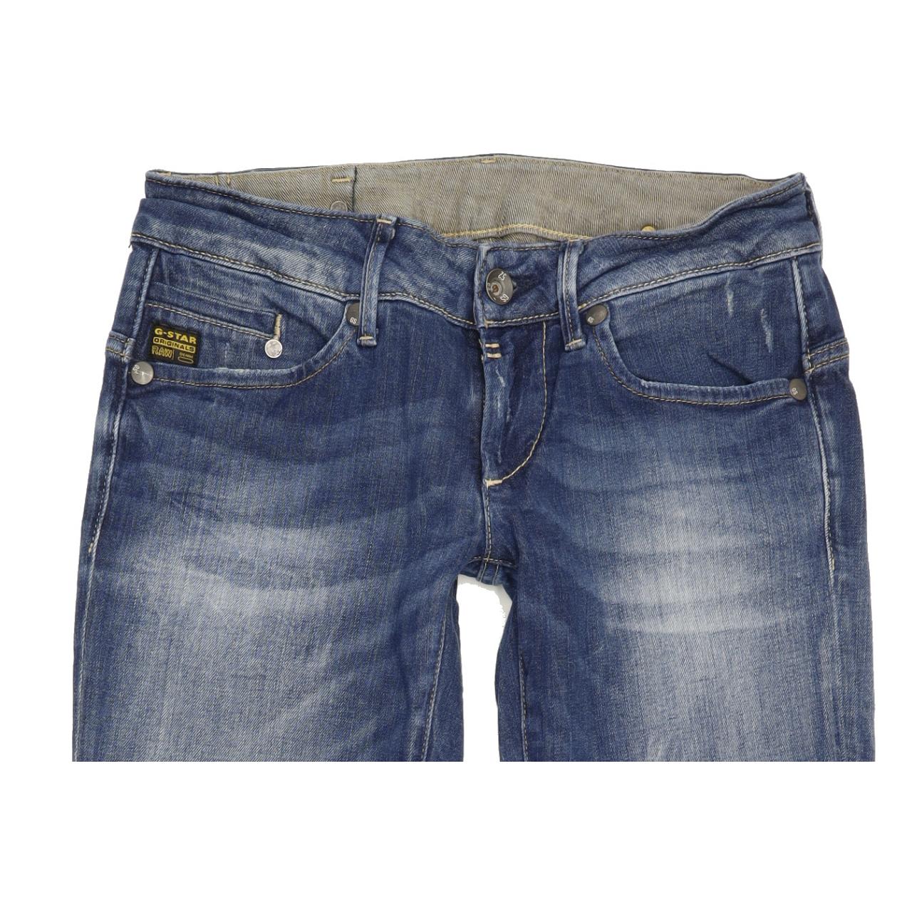 G-Star Midge Women Blue Straight Slim Stretch Jeans W29 L32