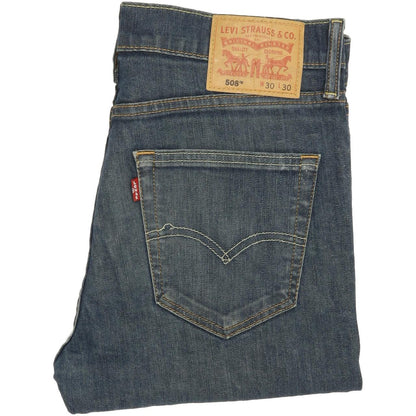 Levi's 508 Men Blue Tapered Regular Stretch Jeans W31 L31