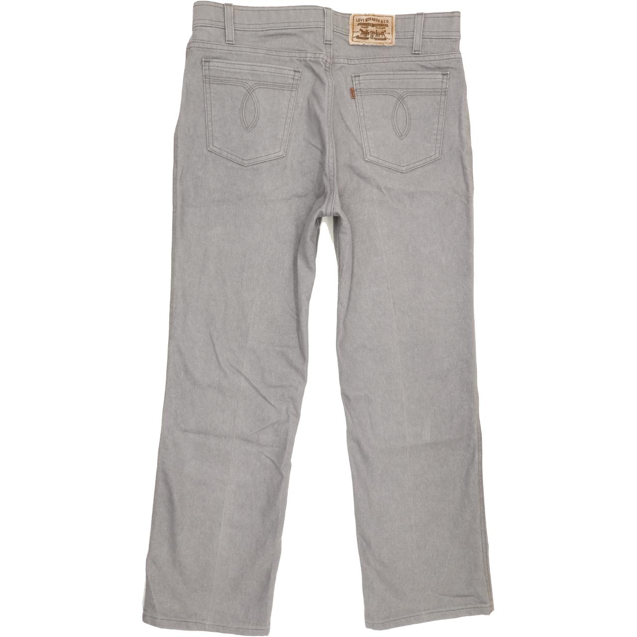 Levi's Made in USA Men Grey Straight Regular Jeans W36 L29