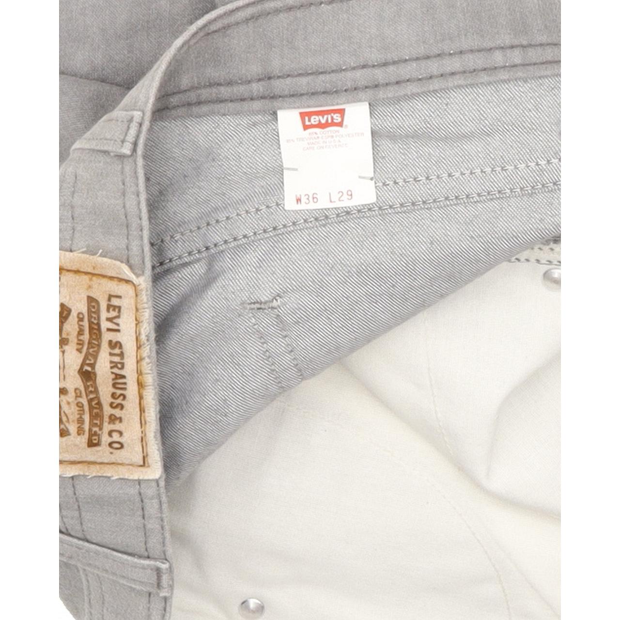 Levi's Made in USA Men Grey Straight Regular Jeans W36 L29