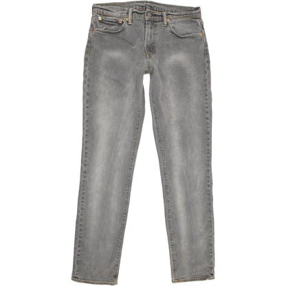 Levi's 511 Men Grey Straight Slim Stretch Jeans W32 L33