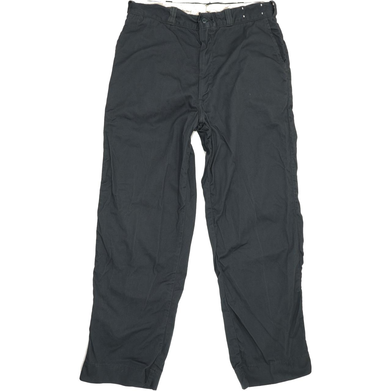 Lee Men Grey Straight Regular Trousers W30 L28
