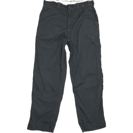 Lee Men Grey Straight Regular Trousers W30 L28