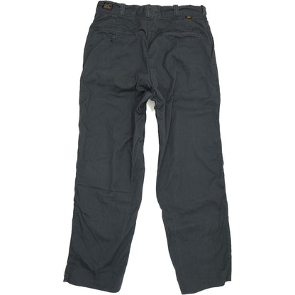 Lee Men Grey Straight Regular Trousers W30 L28