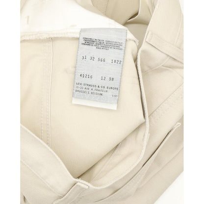 Levi's 566 Men Beige Straight Regular Jeans W31 L32