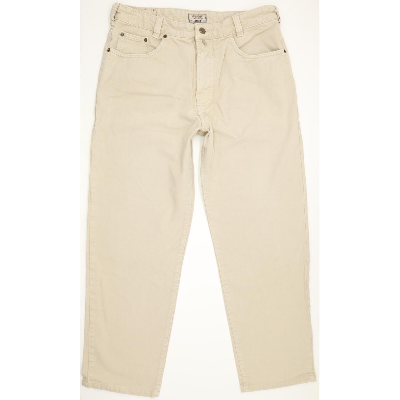 Joker The Three Famous Tailors Men Beige Straight Regular Jeans W35 L28