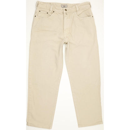 Joker The Three Famous Tailors Men Beige Straight Regular Jeans W35 L28