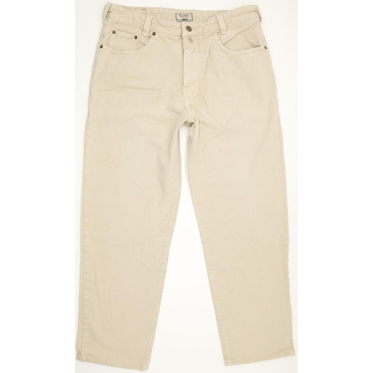 Joker The Three Famous Tailors Men Beige Straight Regular Jeans W35 L28
