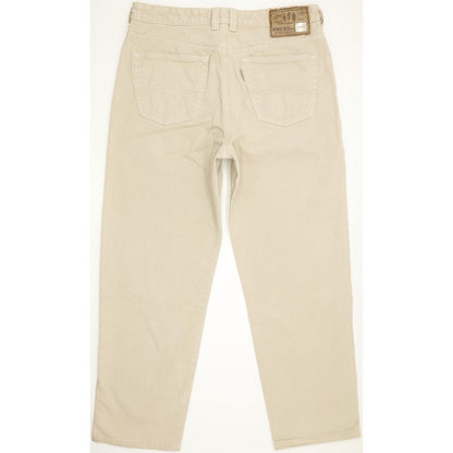Joker The Three Famous Tailors Men Beige Straight Regular Jeans W35 L28
