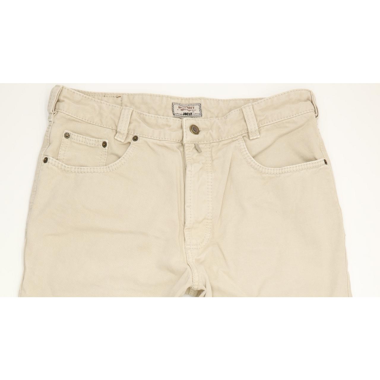 Joker The Three Famous Tailors Men Beige Straight Regular Jeans W35 L28