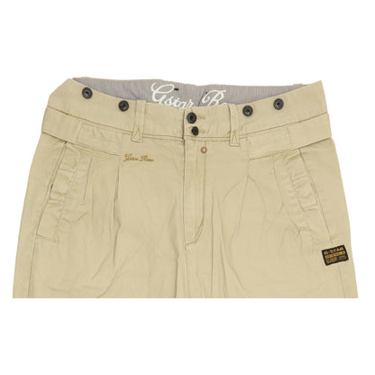 G-Star Booster Baggy Beige Tapered Loose Chino Jeans High Waisted W27 L31