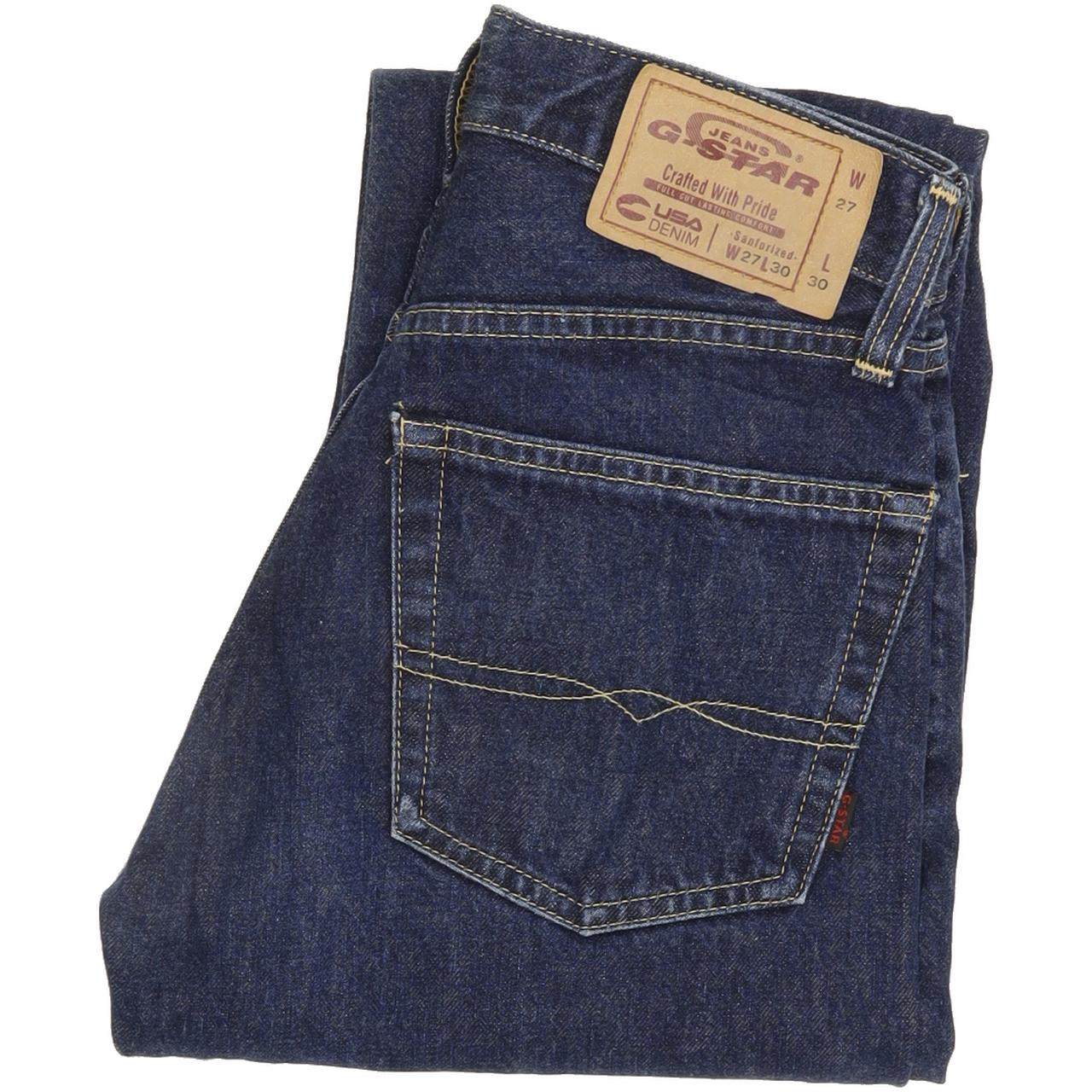 G-Star Shortcut Classic Men Blue Straight Regular Jeans W27 L30