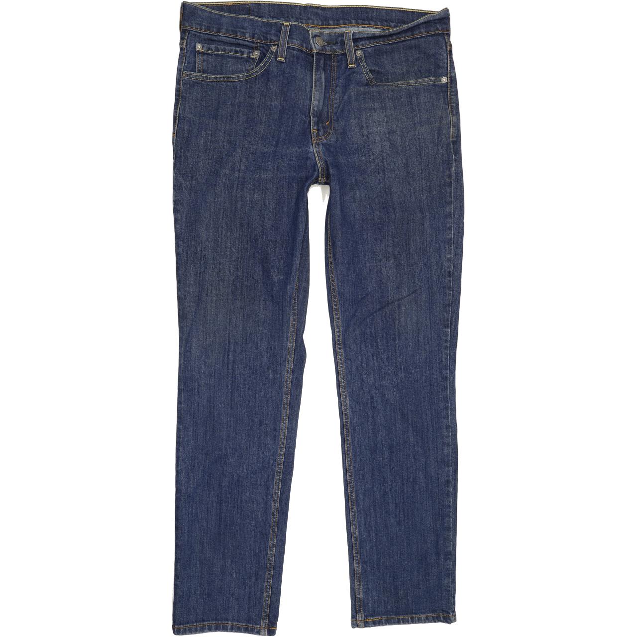 Levi's 511 Men Blue Straight Slim Jeans W34 L31