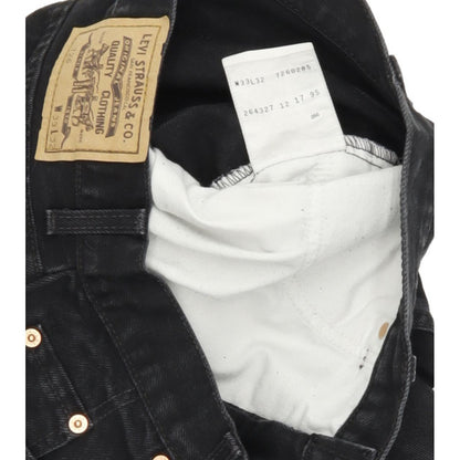 Levi's 726 Men Black Straight Regular Jeans W32 L32