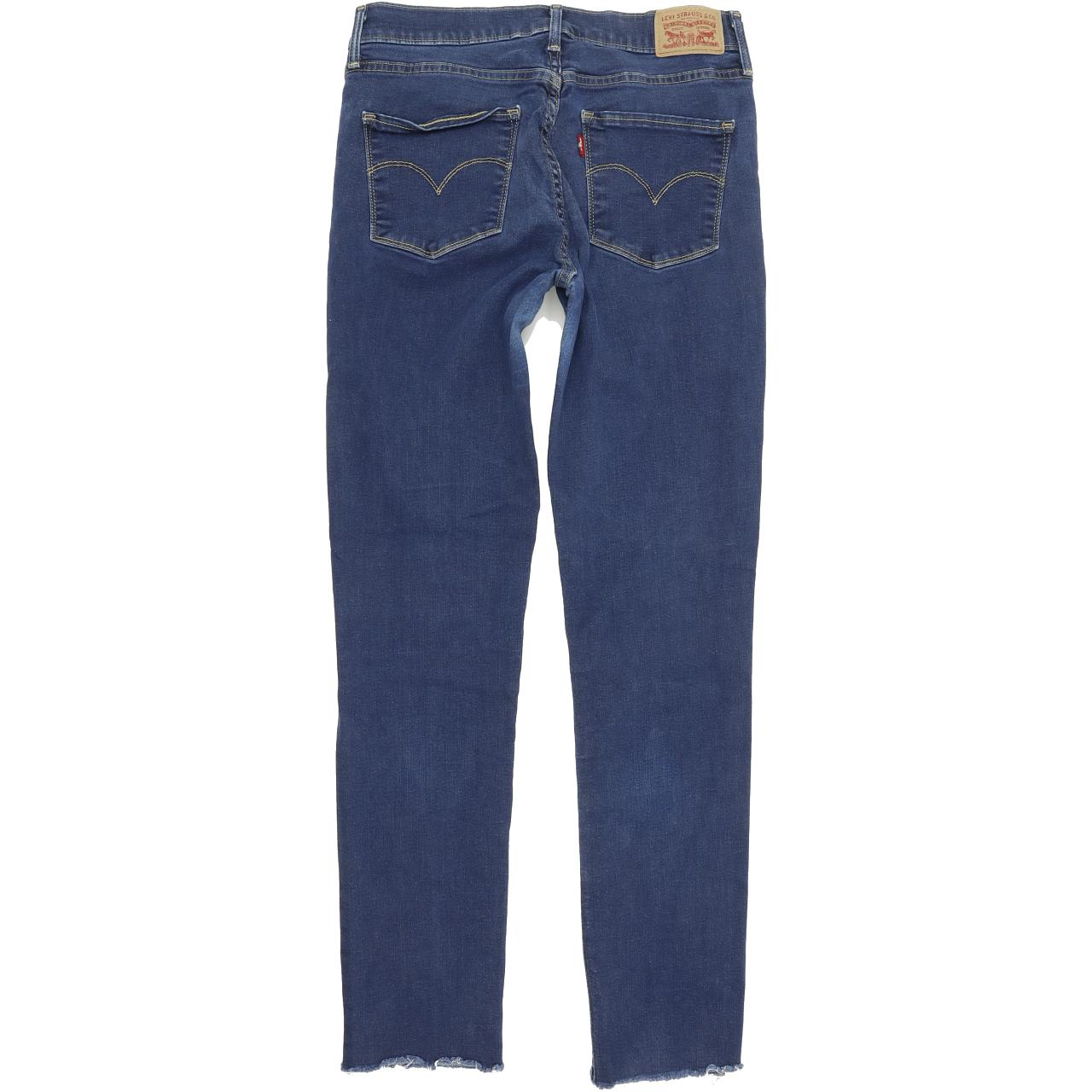 Levi's 710 Women Blue Skinny Slim Stretch Jeans W29 L28