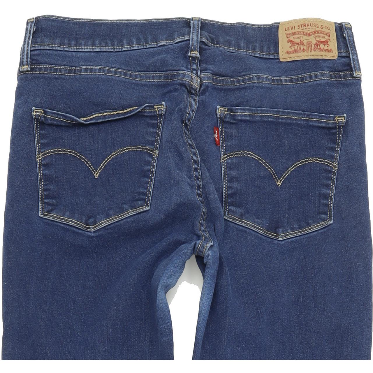 Levi's 710 Women Blue Skinny Slim Stretch Jeans W29 L28
