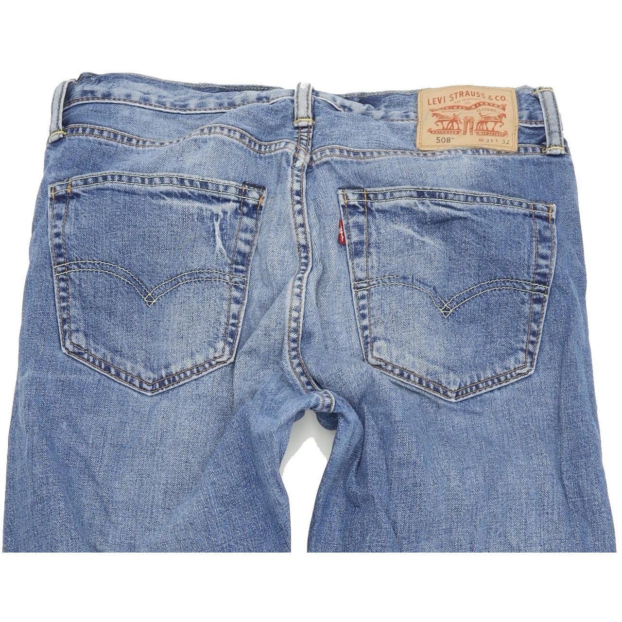 Levi's 508 Men Blue Tapered Regular Jeans W31 L32