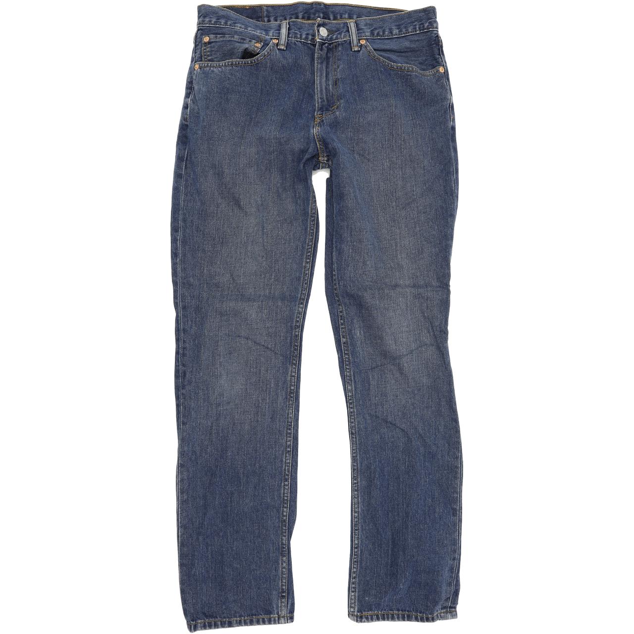 Levi's 511 Men Blue Straight Slim Jeans W34 L32