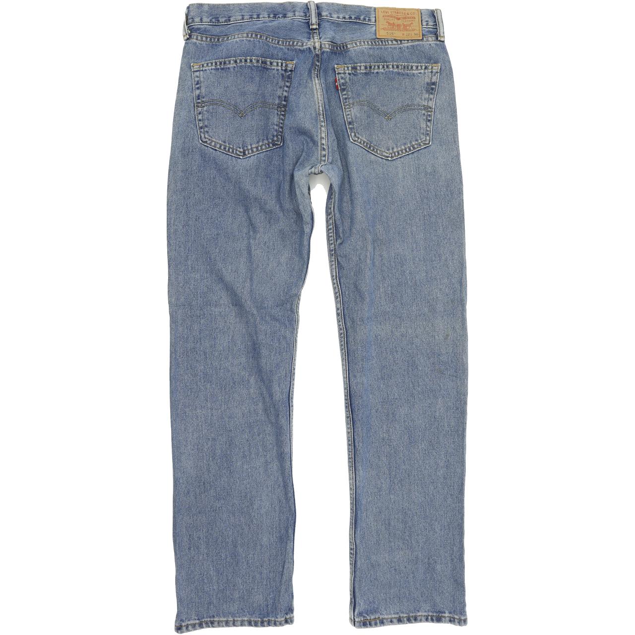 Levi's 505 Men Blue Straight Regular Jeans W32 L30