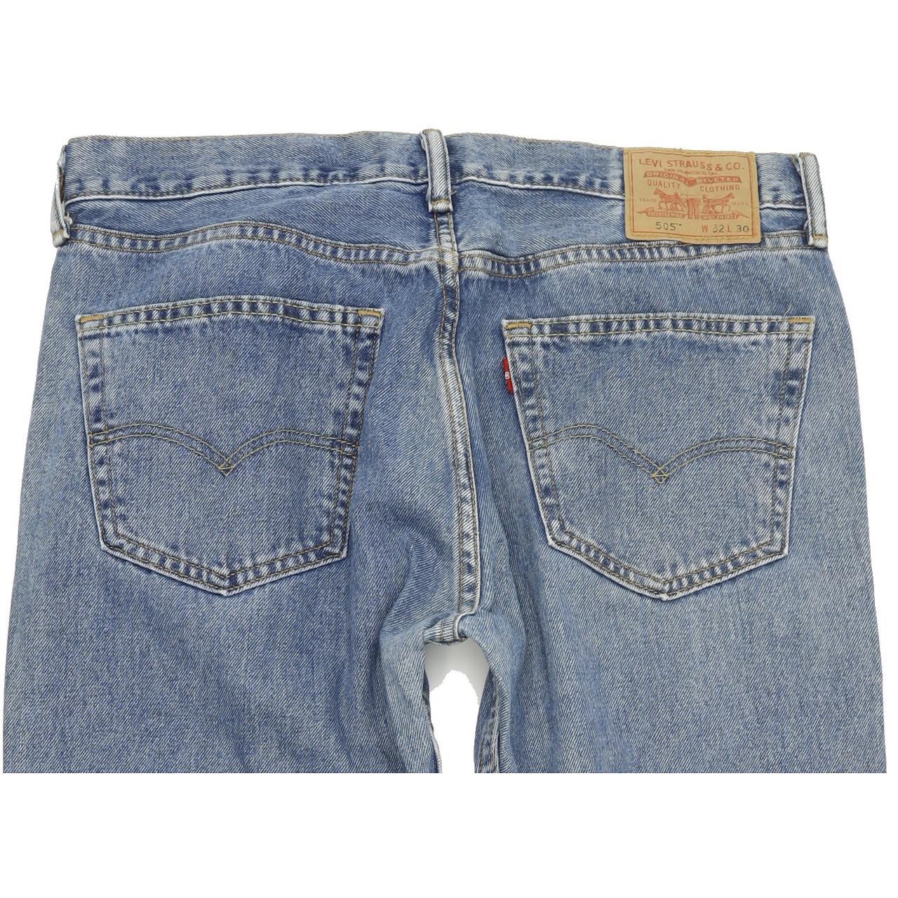 Levi's 505 Men Blue Straight Regular Jeans W32 L30