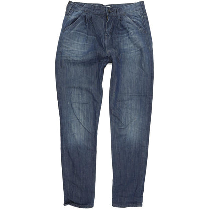 Lee Wildrose Blue Straight Relaxed Jeans High Waisted W28 L34