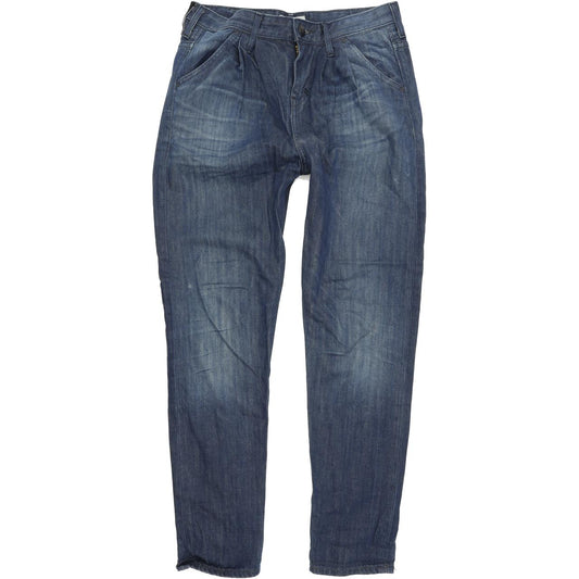 Lee Wildrose Blue Straight Relaxed Jeans High Waisted W28 L34