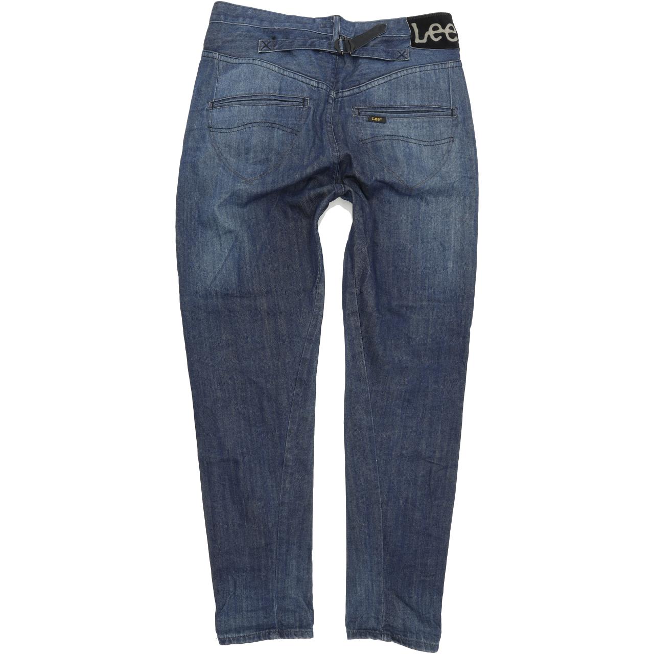 Lee Wildrose Blue Straight Relaxed Jeans High Waisted W28 L34