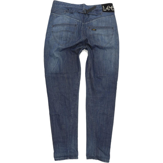 Lee Wildrose Blue Straight Relaxed Jeans High Waisted W28 L34