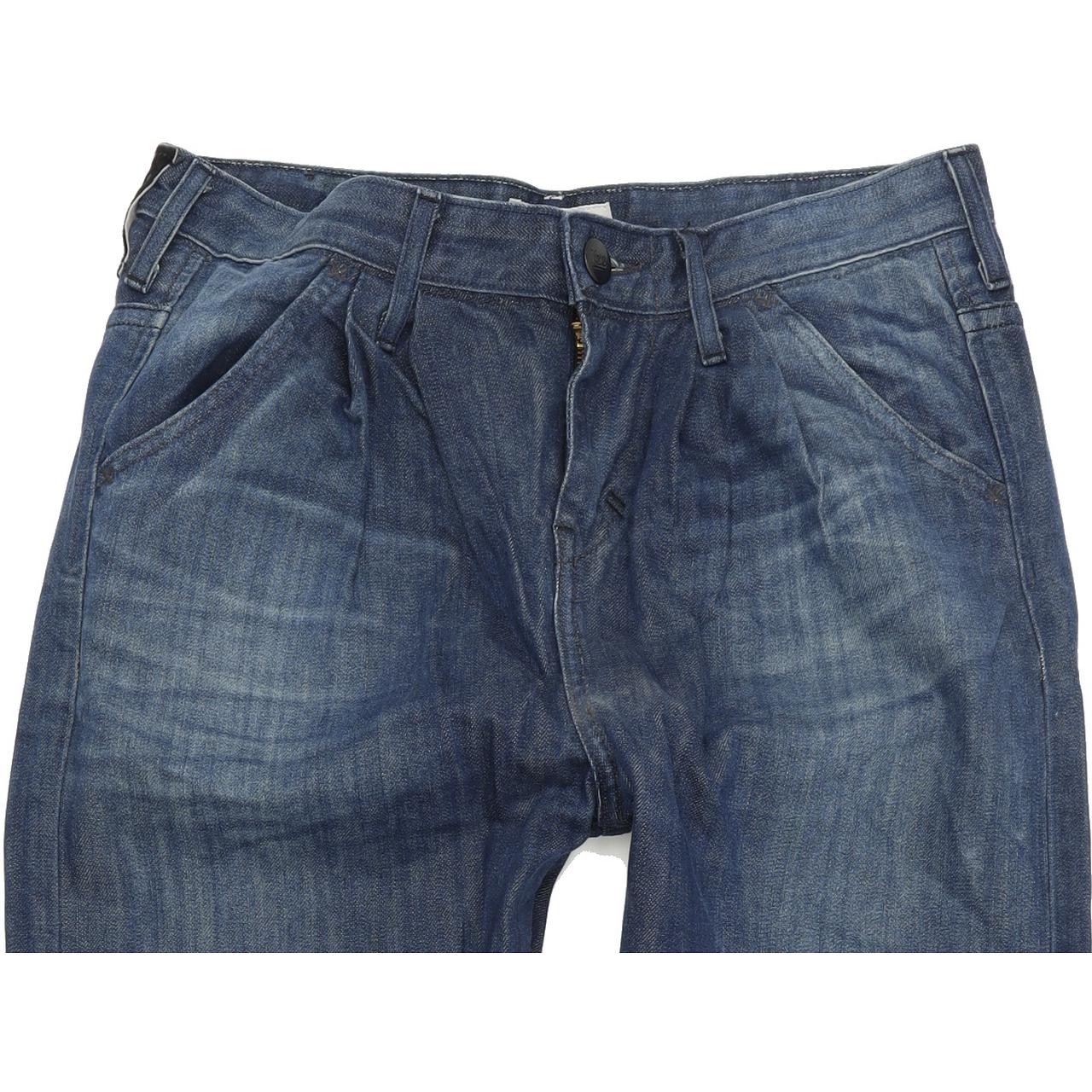 Lee Wildrose Blue Straight Relaxed Jeans High Waisted W28 L34