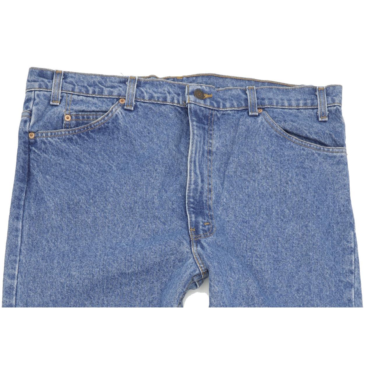 Levi's 505 Made in USA Men Blue Straight Relaxed Mom Jeans W40 L32