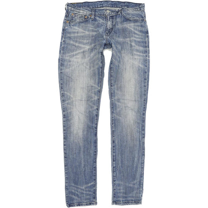 Levi's Women Blue Straight Slim Stretch Jeans W30 L32