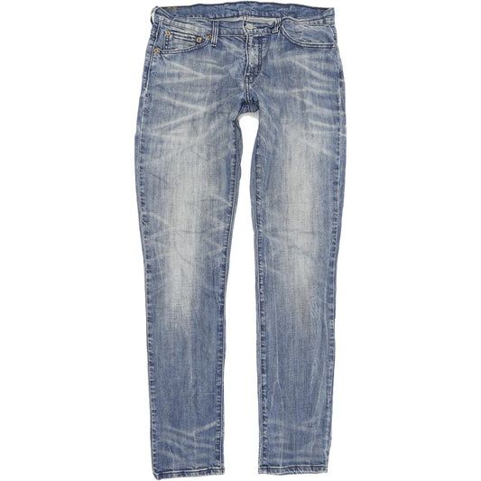 Levi's Women Blue Straight Slim Stretch Jeans W30 L32