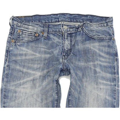Levi's Women Blue Straight Slim Stretch Jeans W30 L32