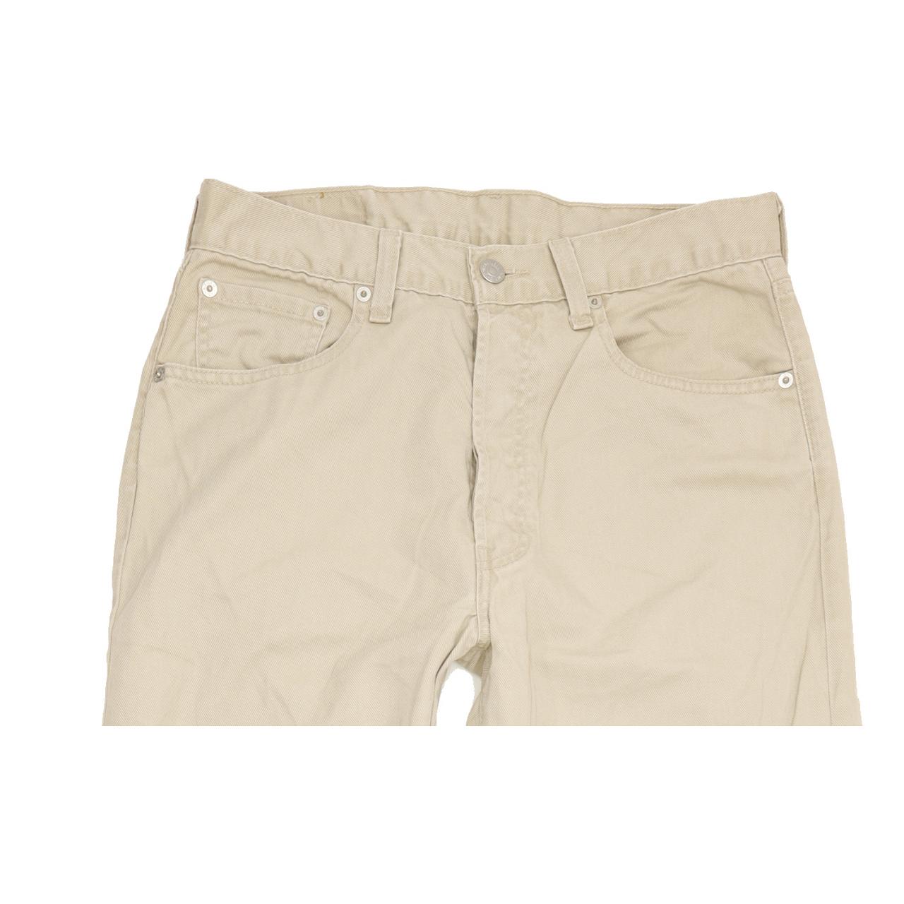 Levi's 551 Men Beige Straight Regular Jeans W31 L33