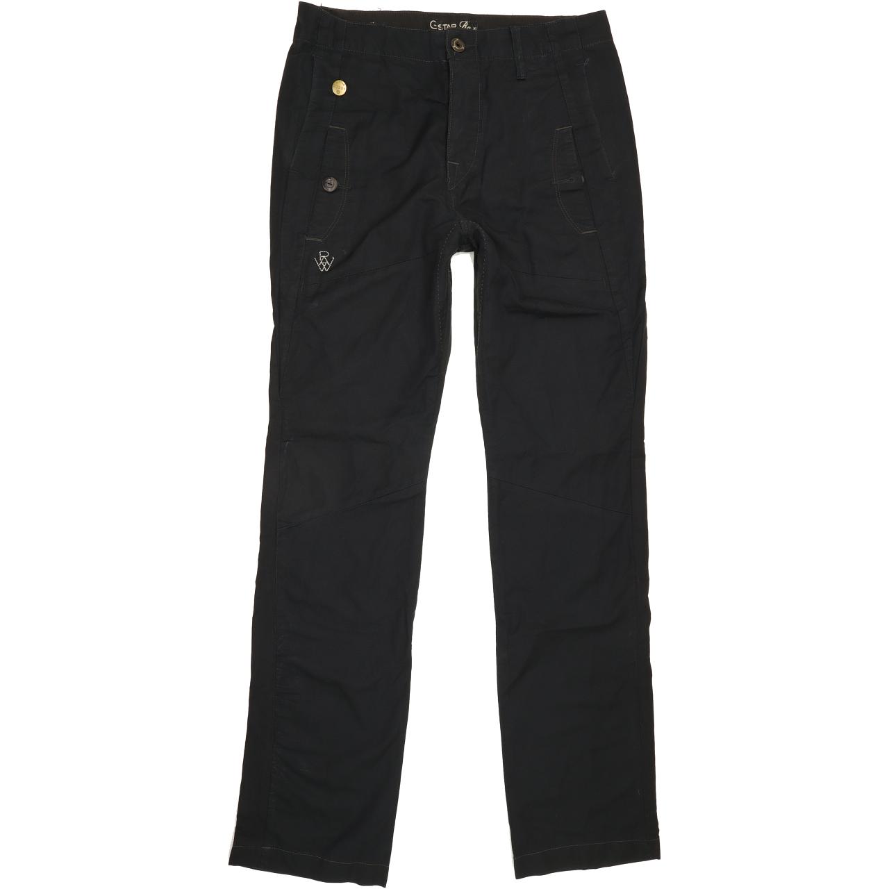 G-Star Savile Men Black Straight Regular Chino Jeans W30 L33