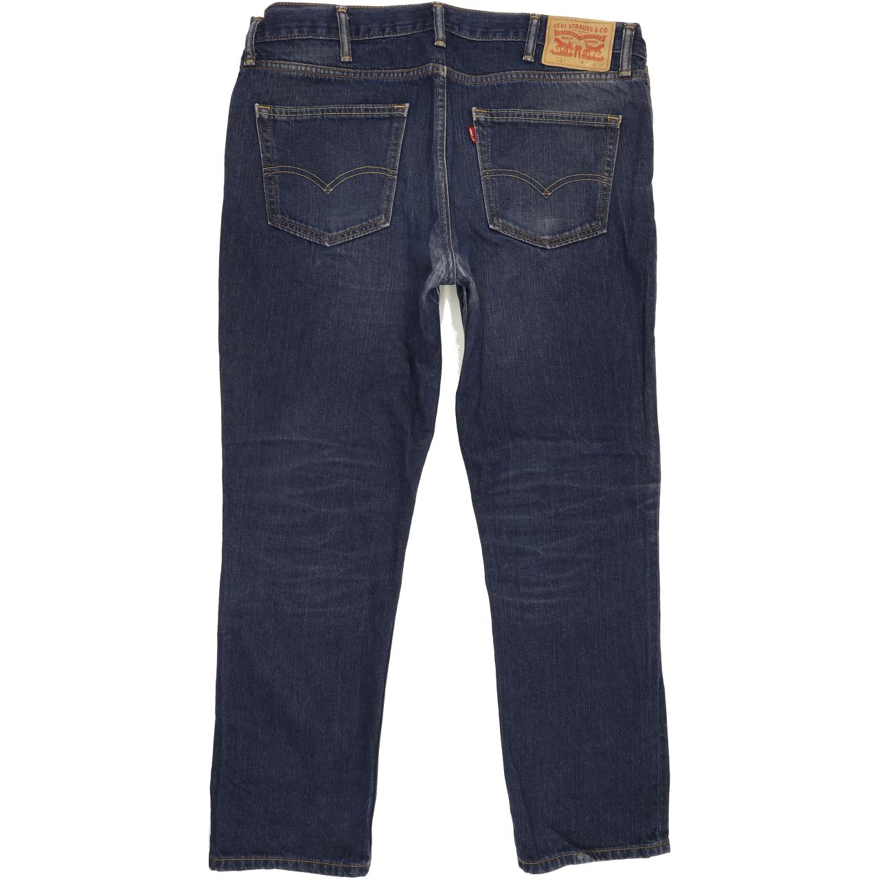 Levi's 511 Men Blue Straight Slim Jeans W38 L29