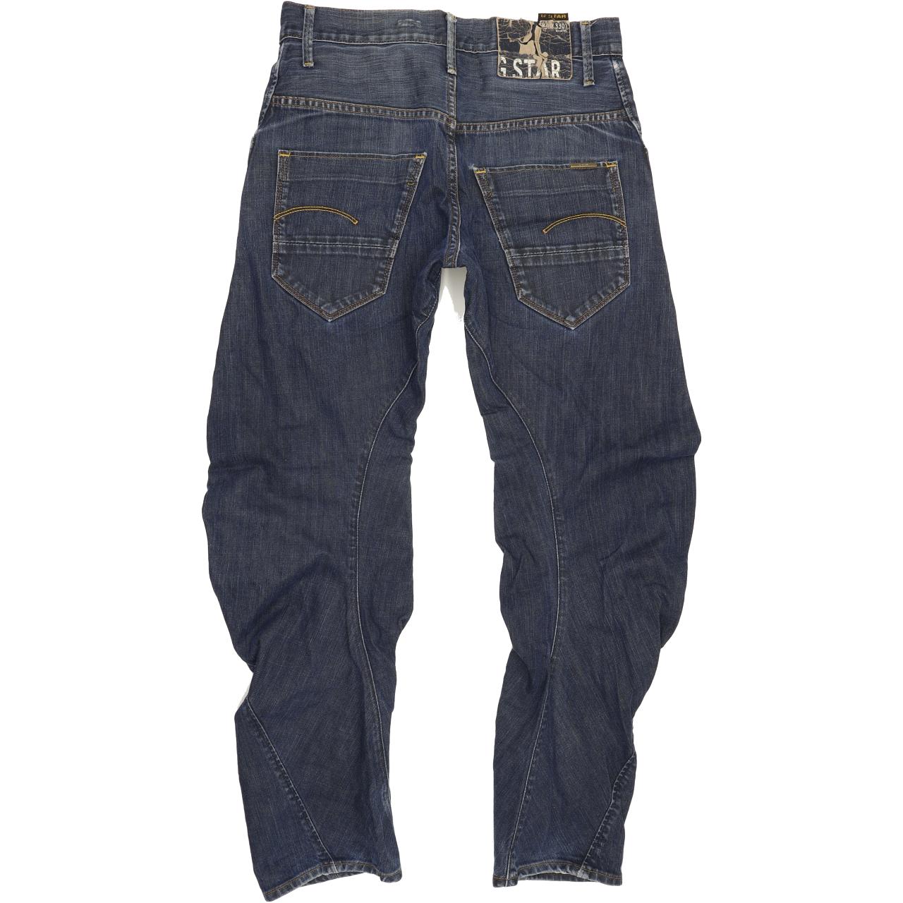 G-Star Arc Men Blue Straight Regular Jeans W29 L32