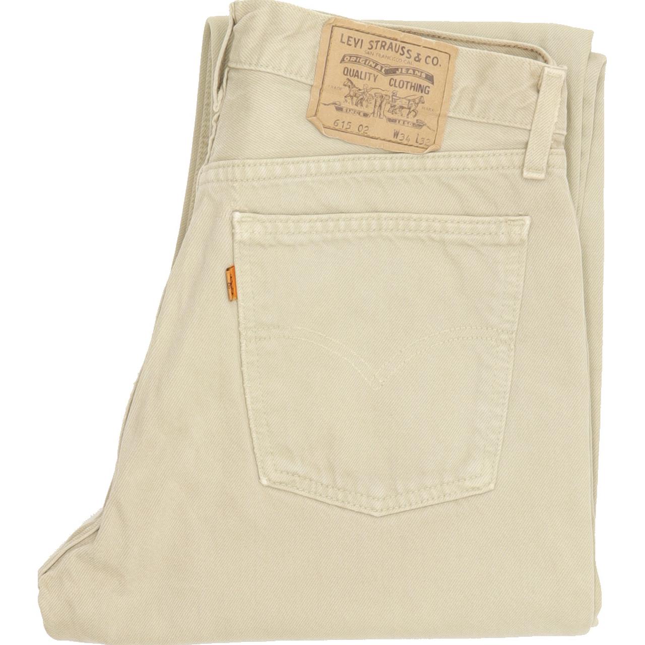 Levi's 615 Men Beige Straight Regular Jeans W33 L31