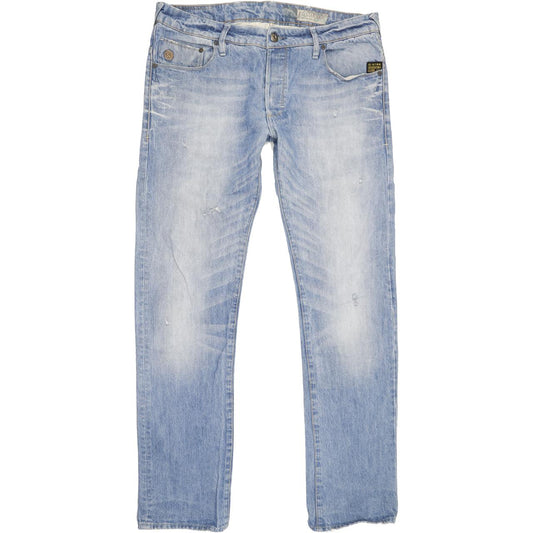 G-Star Heller Men Blue Straight Regular Jeans W36 L34